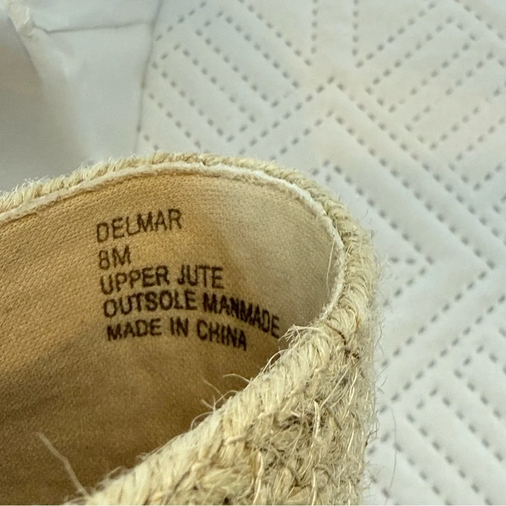 Beach By MATISSE Natural Del Mar Raffia Platform Sandals Size 8